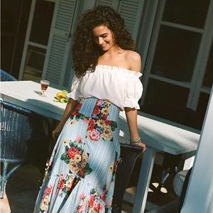 Maeve Linen maxi Skirt Sz 2